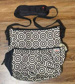 Jonathan Adler × Skip Hop Duo Messenger Diaper Bag (Nixon pattern)